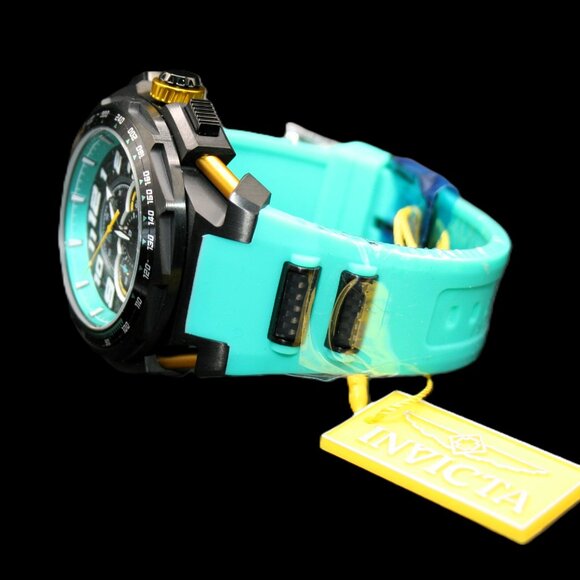 Invicta S1 Rally Men's Watch - 50.5mm, Black, Green (43798) - Picture 3 of 8